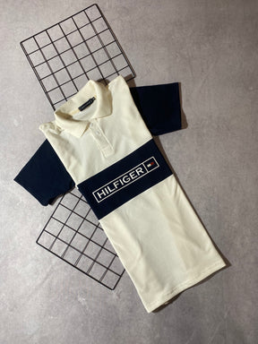 Polo Tommy Faixada Branca