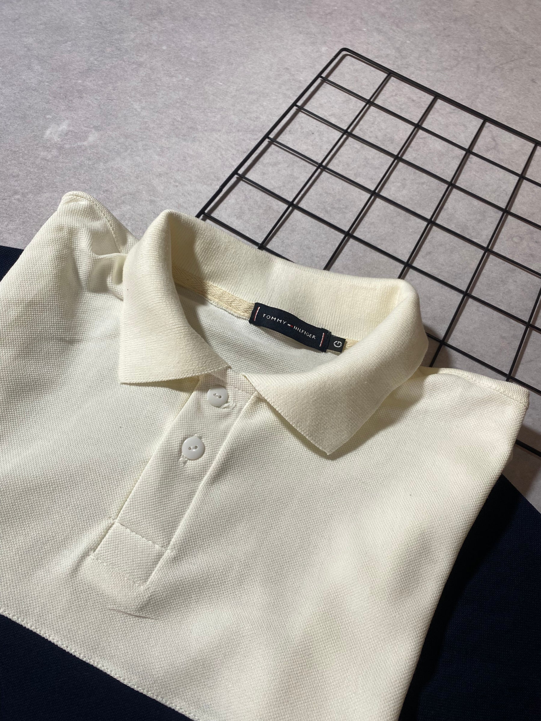 Polo Tommy Faixada Branca