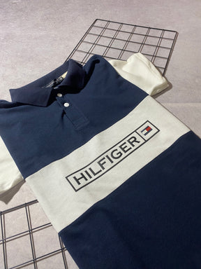Polo Tommy Faixada Azul